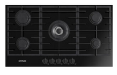G3 FERRARI Gas on Glass Hob, 90Cm, Black - BG95GTC