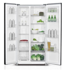 Metalux Side by Side Fridge A++, No Frost, 442Lit, Stainless Steel - MFF2-69NBX
