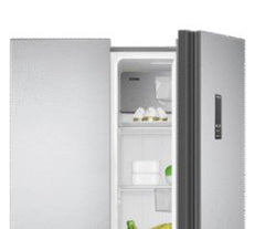 Metalux Side by Side Fridge A++, No Frost, 442Lit, Stainless Steel - MFF2-69NBX