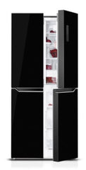 Metalux Side by Side A++, No Frost, 442Lit, Glass Black - MFF4-63BG