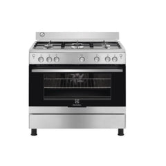 Electrolux Free Stand Oven, 5Burners, Steel Full Safety, Stainless Steel - EKG 913 B3OX