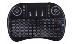 Mini Wireless Keyboard 2.4g Handheld Touchpad Rechargeable Battery