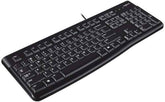 Logitech K120 Corded USB Keyboard, gaming keyboard