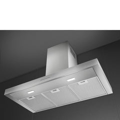 KBT900XE Smeg Hood, 90 Cm, Steel, Suction Power: 800 Liters