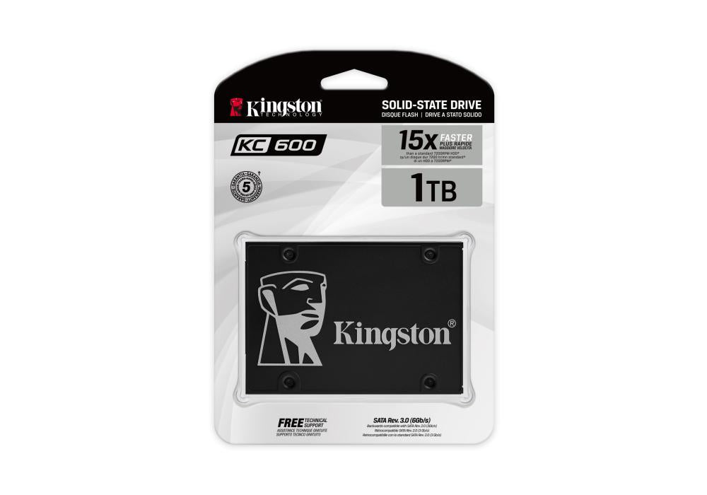 Kingston solid state drive for data storage