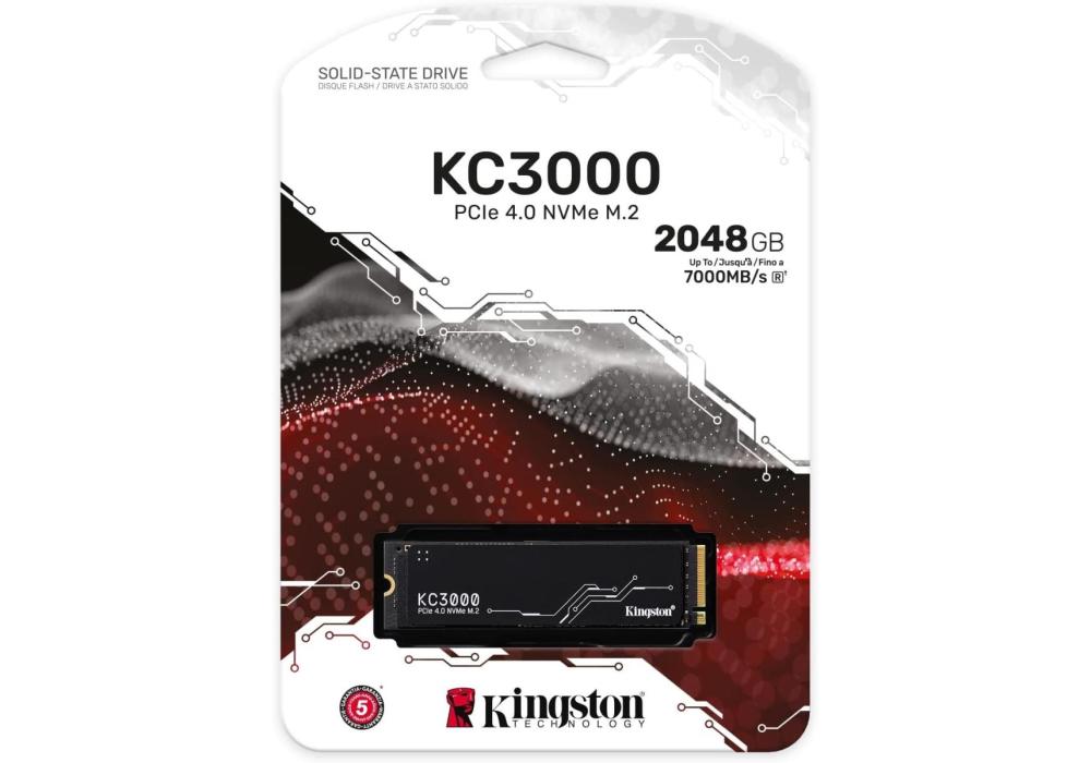 Kingston’s SSD KC3000 M.2 2280 NVMe - 2048G, solid state drive