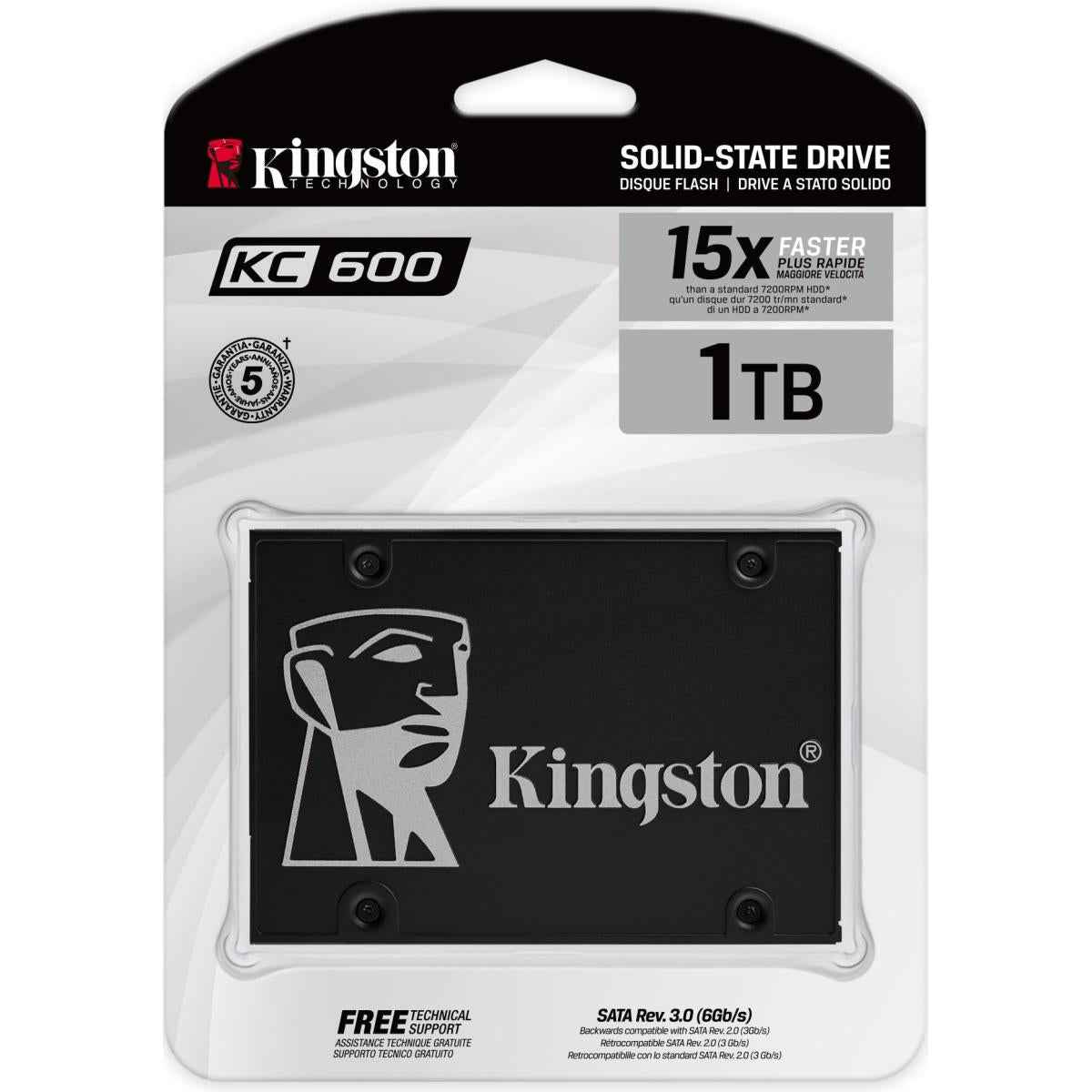 Kingston Kc600 1tb Sata Iii Solid State Drive (ssd)