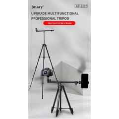 Jmary KP-2207 Multi-Funional Professional Tripod Stand with Camera Phone Holder - Black