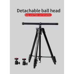 Jmary KP-2207 Multi-Funional Professional Tripod Stand with Camera Phone Holder - Black