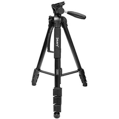 Jmary Kp 2234 Professional Tripod 140m Portable Lightweight Aluminum Tripods For Dslr Gopro Camera Mobile Phone Black
