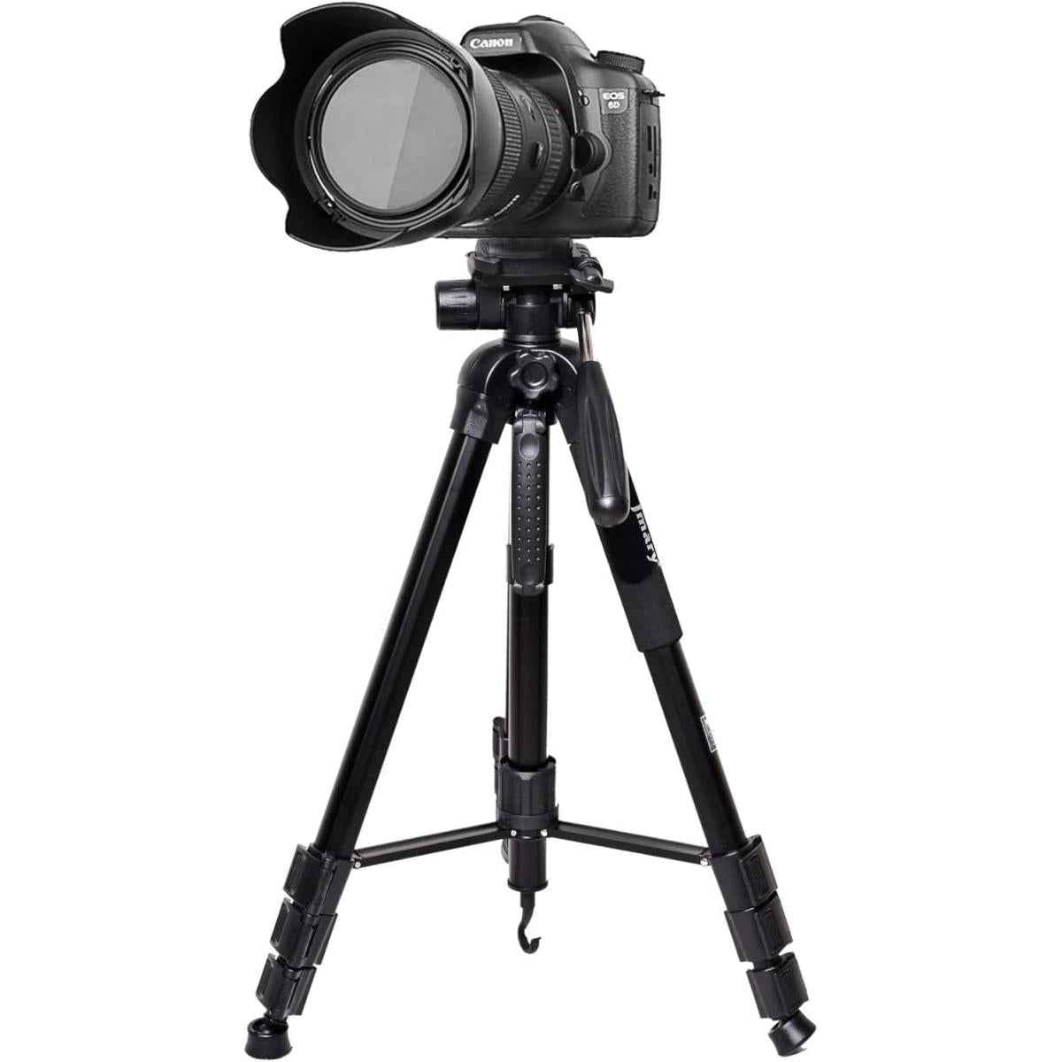 Jmary Kp 2264 Professional Aluminium 1.75m Tripod Monopod For All Dslr Cameras (black)