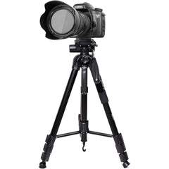 Jmary Kp 2264 Professional Aluminium 1.75m Tripod Monopod For All Dslr Cameras (black)