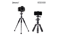 Jmary Kt25 H30 Portable Extendable Desktop Aluminum Tripod Kit