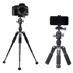 Jmary Kt25+h30 For Selfie Live Streaming Lightweight Portable Desktop Mini Tripod Black