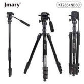 Jmary KT285 - NB50 2 - in - 1 Tripod with Hydraulic Head 1.75 meter with camera accessories