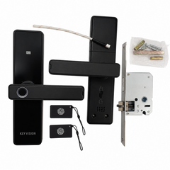 Smart Lock Door with RFID Card Access | Key Vision Electronic Door Lock | Secure Digital Lock for Homes & Offices