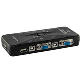 NO - Brand Manual 4 Port USB 2.0 KVM VGA Switch, network switch