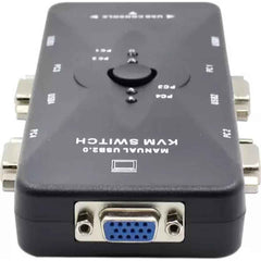 Manual 4 Port USB 2.0 KVM VGA Switch