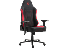 Marvo Kahn CH-178 - Ergonomic Gaming Chair, 4D Armrests, 180° Recline, Memory Foam Support, 150kg Capacity, Black & Red