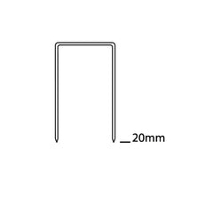 Kangaro Staple Pins 23/20-H Pack of 1000