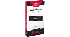 Kingston FURY Renegade G5 2TB PCIe 5.0 NVMe M.2 SSD-Sequential Read/Write (14700/14000 MB/s)