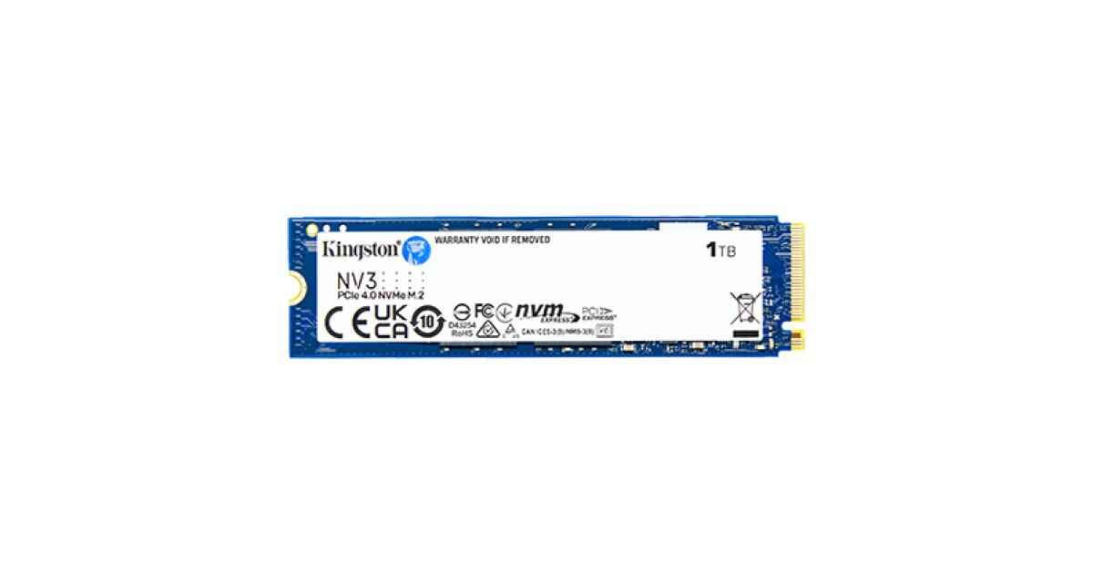 Kingston NV3 1TB PCIe 4.0 NVMe SSD