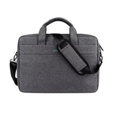 Coteci Laptop Shoulder Bag up to 16.0" Laptop Sleek Durable & Water-Repellent Fabric Lightweight Toploader - Light Gray
