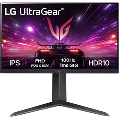 Lg 24gs65f Ultragear 24" Ips Full Hd 180hz Refresh Rate, 1ms (gtg) Response Time, Hdr 10 Amd Freesync & Nvidia G Sync Technology Adjustable Stand , Black