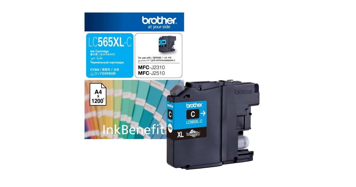 Brother Ink LC-565 Cyan (Original) - CompuMe