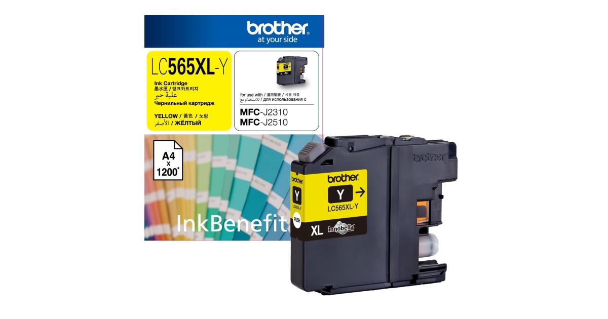 Brother Ink LC-565 Yellow (Original) - CompuMe