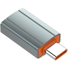 LDNIO LC140 USB-A to Type-C Adapter, Fast Transmission, Universal Device, Insert to use, Aluminum Material - Grey