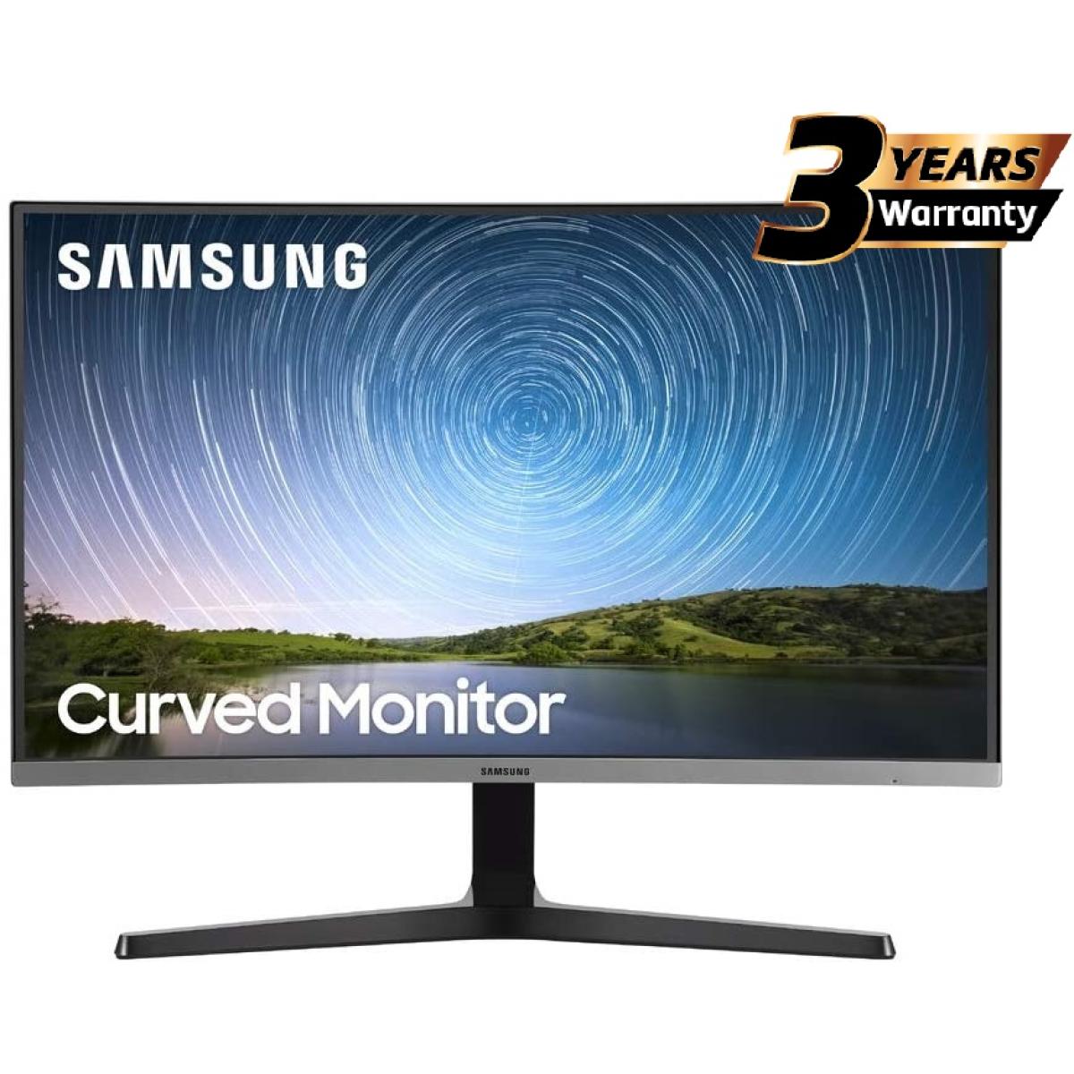 Samsung 32" CR500 Curved Monitor FHD (1920X1080) VA 75Hz 4Ms(GTG) , AMD FreeSync , Bezel-Less Design | LC32R500FHMXZN | Samsung 32" CR500 Curved Monitor FHD (1920X1080) VA 75Hz 4Ms(GTG) , AMD FreeSync , Bezel-Less Design | LC32R500FHMXZN |