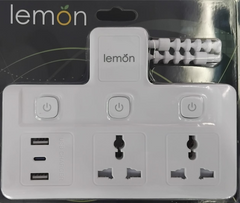 Lemon SL3921 UK Power Socket Wall - 2 USB & 1 Type-C Port
