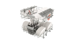 Ariston Dishwasher 7 Programs A++ Inox 5 Spray 14 Sets 2 Basket