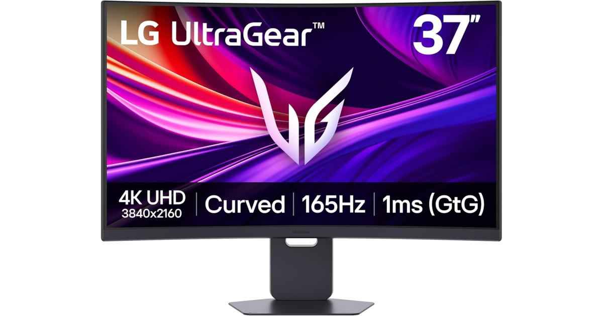 LG 37G800A-B 37" UltraGear Curved 4K UHD Gaming Monitor