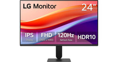 LG 24U411A-B 24 Inch FHD IPS 120Hz HDR10 Monitor with Slim Stand- Monitor