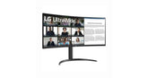 LG 34" 34WR55QK-B Ultrawide™ WQHD HDR 10 100Hz Curved Monitor with USB Type-C.