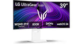 LG 39GX90SA-W UltraGear™ 39” OLED WQHD Curved Gaming Monitor – 240 Hz, 0.03 ms, G-SYNC Compatible, FreeSync Premium, webOS