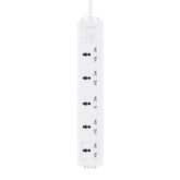 MARSRIVA Power Strip 6xSockets 1.6M-Power Cord -LC-PS601