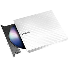 Asus Lite External Dvd Drive Read & Writer Usb 2.0 For Windows & Mac Os White