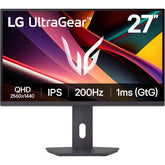 LG UltraGear 27G610A 27" IPS 2K 200Hz 1ms HDR10 & sRGB 99% FreeSync™ Premium Adjustable Stand w/ 2x HDMI, DisplayPort - Black