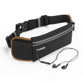 UGREEN LP112 Ultimate reflective stripe Running Belt with headphone outlet black