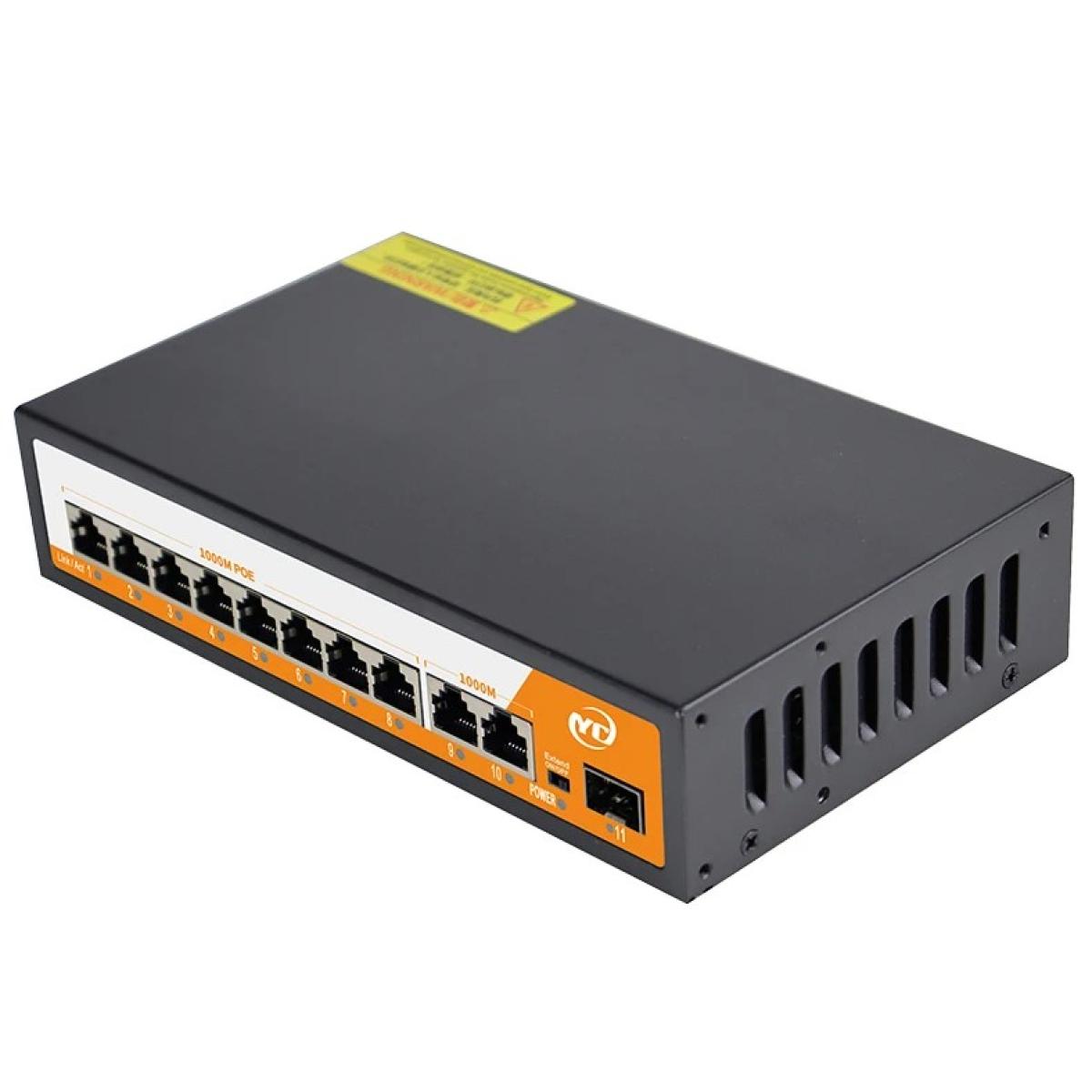 LS-DS0802A-DP10 8 Port POE 8+2 10/100 Switch