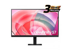 SAMSUNG 27-Inch ViewFinity S7 (S70D) Series 4K UHD High Resolution Monitor with HDR10, Multiple Ports, Easy Setup Stand, Advanced Eye Care Ultrathin Bezel Display