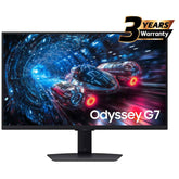 Samsung Odyssey G7 (2025) (FG706) 27" Flat Monitor IPS Dual Mode (4K 180Hz Or FHD 360Hz) 1ms(GTG), 10Bit, HDR10+, 99% sRGB, HDMI 2.1, G-Sync Compatible w/ New Design, Ergonomic Stand | LS27FG706EMXUE |