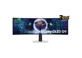 Samsung Odyssey OLED G9 (DG932) 49" DQHD Curved Gaming Monitor (QD OLED), 240Hz, 0.03ms(GTG), HDR10+, 10bit, 1B Colors, G-Sync Compatible, w/ Core Sync & Ergonomic Stand