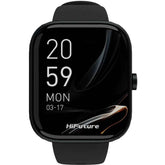 Hifuture Lume Smartwatch 1.85" Ips Display, Dual Core Processor, 100+ Sports Modes, Built In Wireless Calling, 24/7 Health Monitoring (heart Rate, Spo2, Sleep), Ultra Light Weight Sleek Design, Black