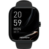 HiFuture LUME Smartwatch 1.85" IPS Display, Dual-Core Processor, 100+ Sports Modes, Built-in Wireless Calling, 24/7 Health Monitoring (Heart Rate, SpO2, Sleep), Ultra-Light Weight Sleek Design, Black