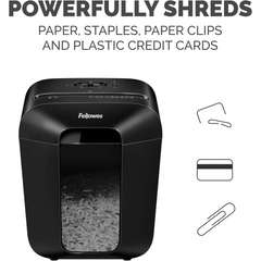 Fellowes Powershred LX50 Cross-Cut Shredder – 9-Sheet, SafeSense