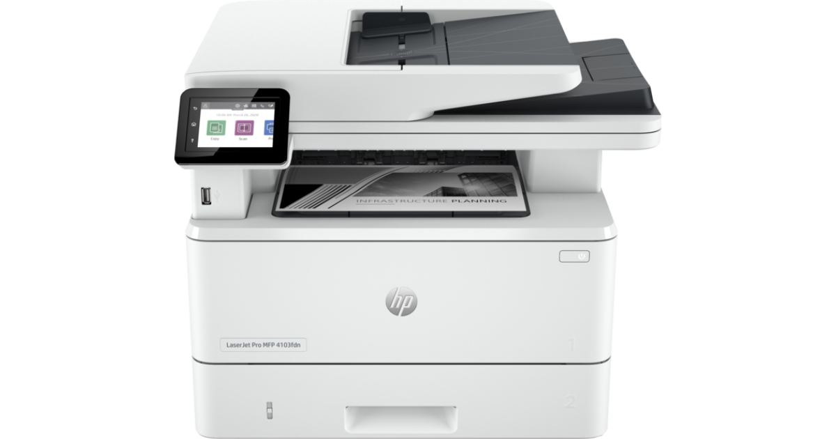 HP LaserJet Pro MFP 4103fdn Printer - CompuMe